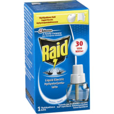 Raid 30 yötä Liquid Electric täyttöpakkaus hyttyskarkottimeen