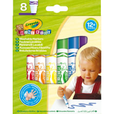 Crayola 8 Mini Kids First Markers huopakynä