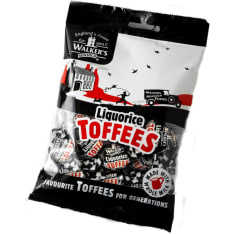 Walkers Liquorice Toffee 150 g karkkipussi
