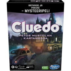 Hasbro Gaming Cluedo Petos Mustolan kartanossa lautapeli