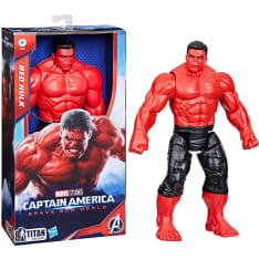 Marvel Avengers Deluxe Titan Hero Captain America: Brave New World, Red Hulk 30 cm hahmo