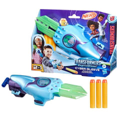 Transformers Earthspark Cyber hanska ja taistelu pehmonuoliammusase