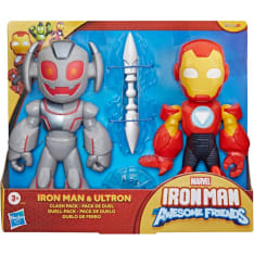 Marvel Avengers Iron Man & His Awesome Friends Iron Man Ultron Clash Pack leikkisetti