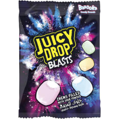 Bazooka Juicy Drop Blasts 120 g fruit toffee mix