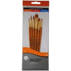 Daler-Rowney Simply Gold Taklon 6 kpl sivellin