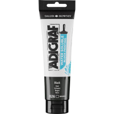 Daler-Rowney Adigraf Water Soluble Block print 150ml musta linoväri