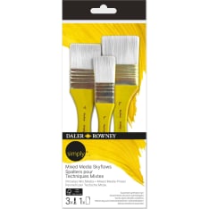 Daler-Rowney Simply Mix media Skyflow brushes 3kpl