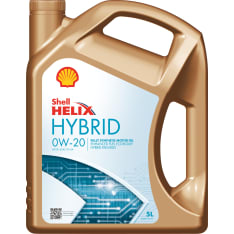 Shell Helix Hybrid 0W-20 5L moottoriöljy