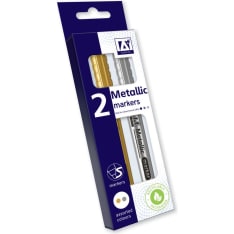 Ako 2 pcs Metallic marker