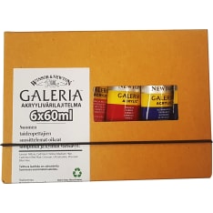 Winsor & Newton Galeria 6x60ml akryyliväri