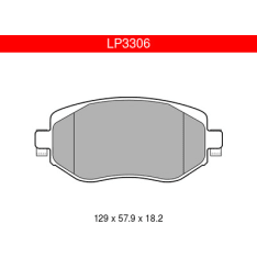 Delphi LP3306 Renault etujarrupalasarja