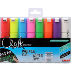 Uni Chalk 8 kpl PWE-8K liitutaulutussi