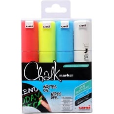 Uni Chalk 4 kpl PWE-8K liitutaulutussi