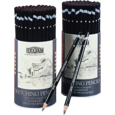 Derwent Sketching 72 luonnoskynää purkissa