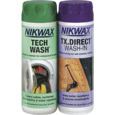 Nikwax Tech Wash detergent & TX-Direct Wash impregnant