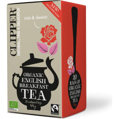 Clipper Organic Black Tea English Breakfast 44g / 20 unbleached bags