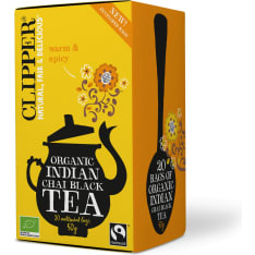 Clipper Organic Fairtrade Indian Chai Black Tea 50g / 20 bags