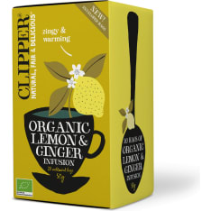 Clipper Lemon & Ginger Flavoured Organic Infusion 50g / 20 bags