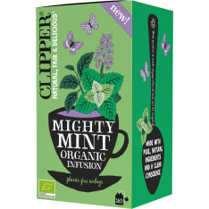 Clipper Organic Mighty mint infusion 20 bags / 32g