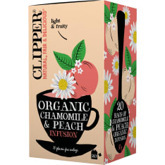 Clipper Organic Chamomile infusion with a twist of peach 20 bags / 30g
