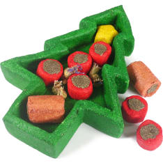 Rosewood joulupuu 12 x 17 cm jyrsijän aktivointilelu