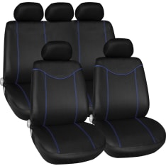 Streetwize Alabama black / blue seat cover set