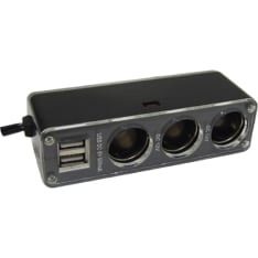 Streetwize Triple 12V 2 x USB-tupakansytytinlaturi