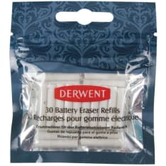 Derwent Replacement Erasers for Battery Eraser (30)