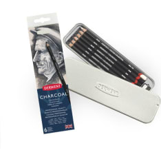 Derwent Charcoal 6 kpl hiilikynä
