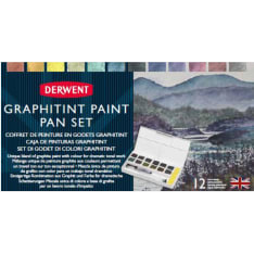 Derwent Graphitint Paint 12 Pan Palette