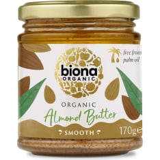 Biona almond butter organic smooth 170g