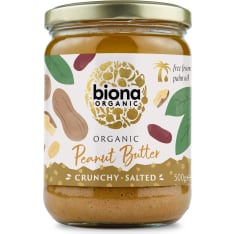 Biona Crunchy Luomu 500g maapähkinävoi