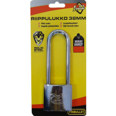 Finbullet 38 mm pitkäsanka riippulukko