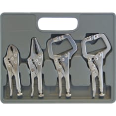 Finbullet 4-piece 100mm & 125mm lock pliers set