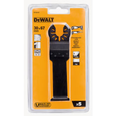 Dewalt DT20724 67x30mm 5pc wood multi-tool saw blade