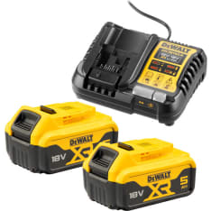 DeWalt XR DCB1104P2-QW 18V 2x5Ah powerpack