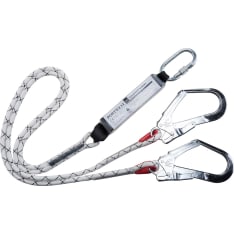Portwest FP55 Double Kernmantle 1.8m Lanyard With Shock Absorber