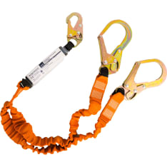 Portwest FP75 Double 140kg 1.8m Lanyard with Shock Absorber