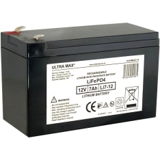 Ultramax LiFePO4 12V 7Ah akku