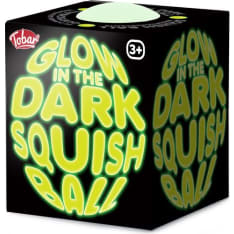 Scrunchems Glow In The Dark Squish Ball puristeltava pallo