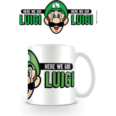 Super Mario - Here We Go! Luigi 315ml muki