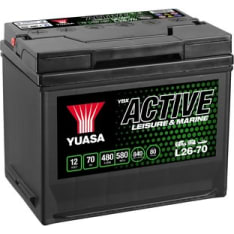 Yuasa L26-70 Active Leisure Battery 12V 70Ah 480A Huom.Rullakkorahti (18)