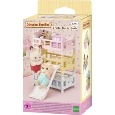 Sylvanian Families Kolmoiskerrossänky liukumäellä