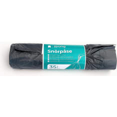 Aspelin musta 35 l 15 kpl vetonauharoskapussi