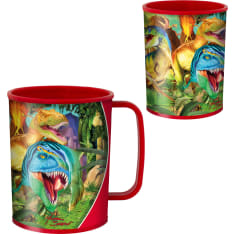 Happy Orange 3d dinosaurs cup