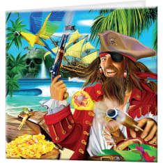 Deluxebase 3D LiveLife Pirate Island postikortti