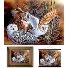 3D LiveLife Pictures Owl Woods juliste