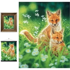 3D LiveLife Pictures Spring Foxes juliste