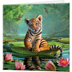 Deluxebase 3D LiveLife Tiger Lily postikortti