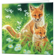 Deluxebase 3D LiveLife Spring Foxes postikortti